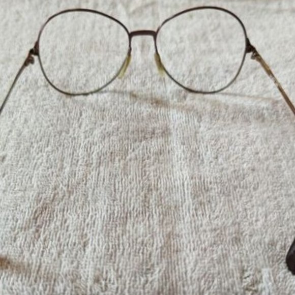 20% OFF - Vintage Aviator-Style Wire Eyeglass Frames c 1980s - Picture 2 of 8